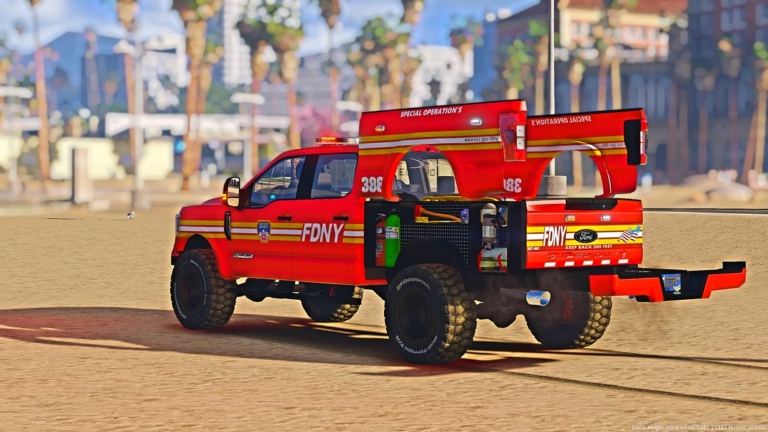 17 &quot;Brad Deberti&quot; Transformer F-250 FDNY Edition! [Add-On][FiveM] - BaggedCustoms - image 2
