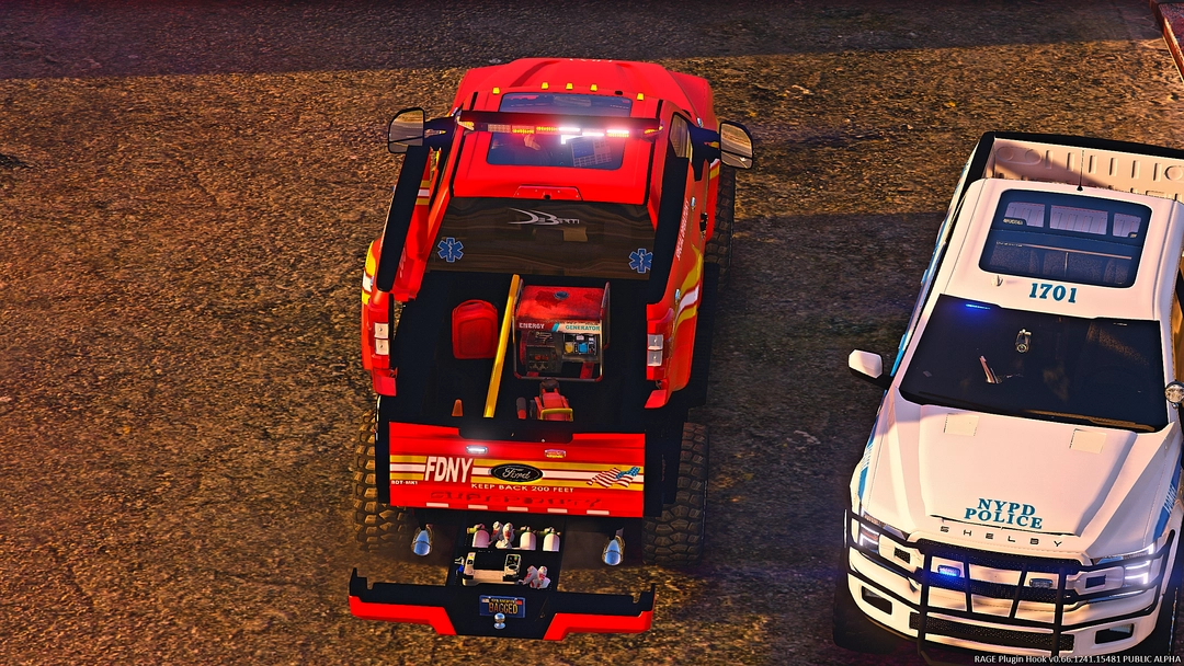 17 &quot;Brad Deberti&quot; Transformer F-250 FDNY Edition! [Add-On][FiveM] - BaggedCustoms - image 5
