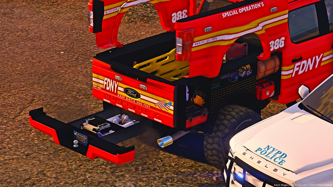 17 &quot;Brad Deberti&quot; Transformer F-250 FDNY Edition! [Add-On][FiveM] - BaggedCustoms - image 6