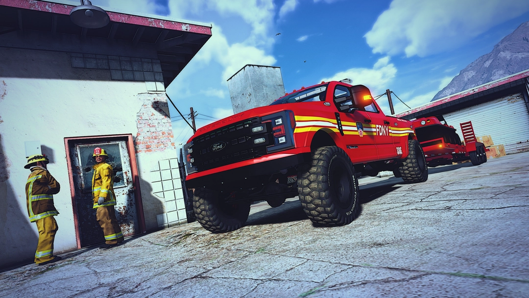 17 &quot;Brad Deberti&quot; Transformer F-250 FDNY Edition! [Add-On][FiveM] - BaggedCustoms - image 9