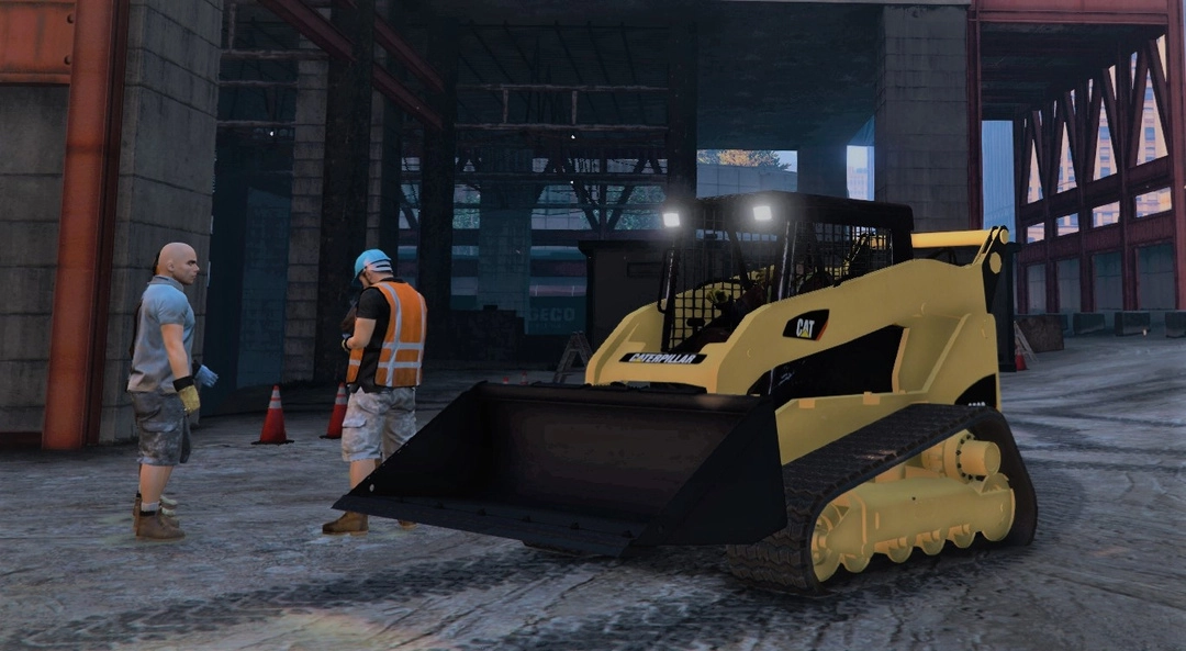 2018 CAT 259b3 Skidsteer [FIVEM][Add-On] - BaggedCustoms - image 1
