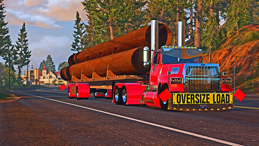 BIG RED&#39;s Ford 9000! [FiveM][AddOn] - BaggedCustoms - image 1