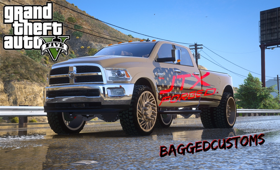 BaggedCustoms 13 Ram 3500 JTX Edition[Add-On][FiveM] - BaggedCustoms - image 1