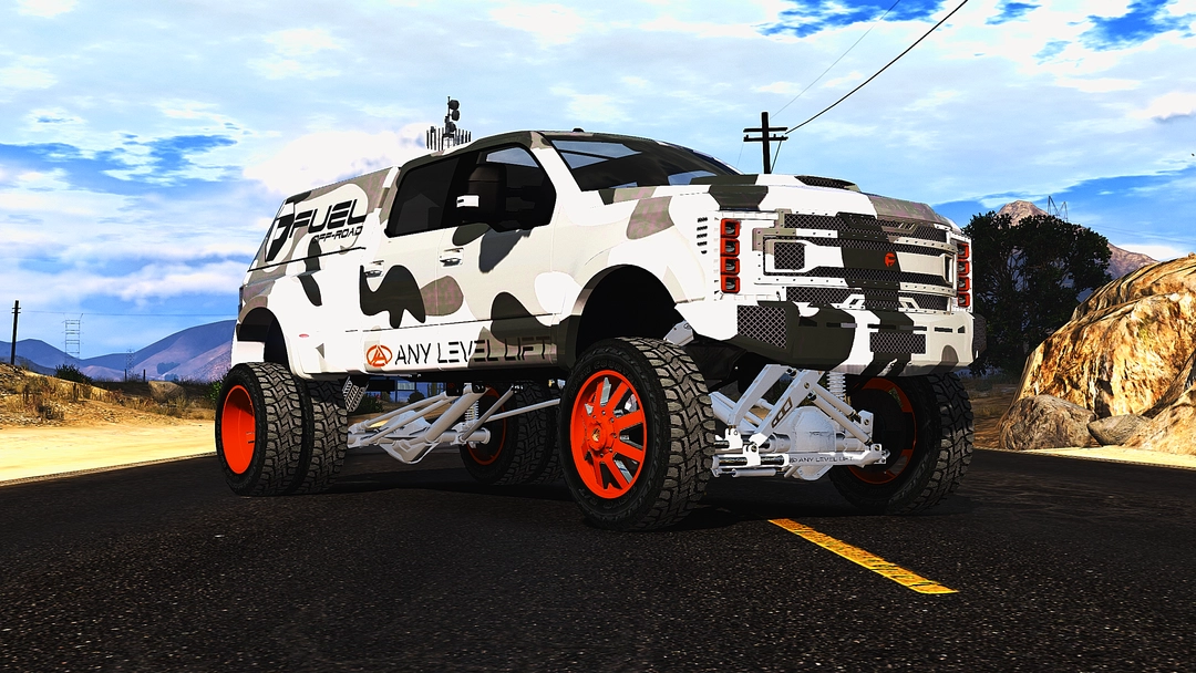 BaggedCustoms 18 Anylevel F-450[Add-On][FiveM] - BaggedCustoms - image 1