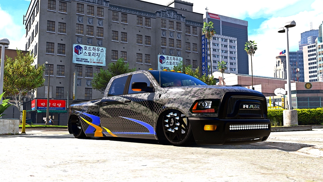 BaggedCustoms 18 Dodge Ram + Show Hauler[FiveM][Add-On] - BaggedCustoms - image 4