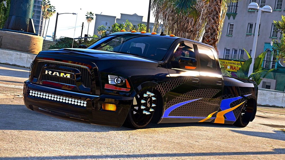 BaggedCustoms 18 Dodge Ram + Show Hauler[FiveM][Add-On] - BaggedCustoms - image 5
