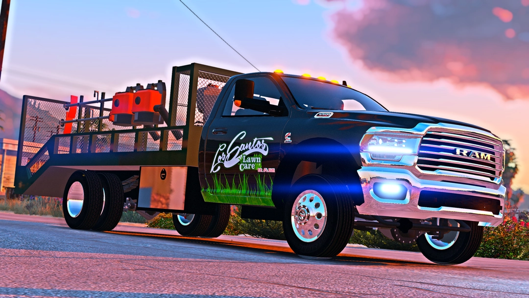 BaggedCustoms 2020 Ram 5500 Landscape Truck[Add-On][FiveM] - BaggedCustoms - image 1