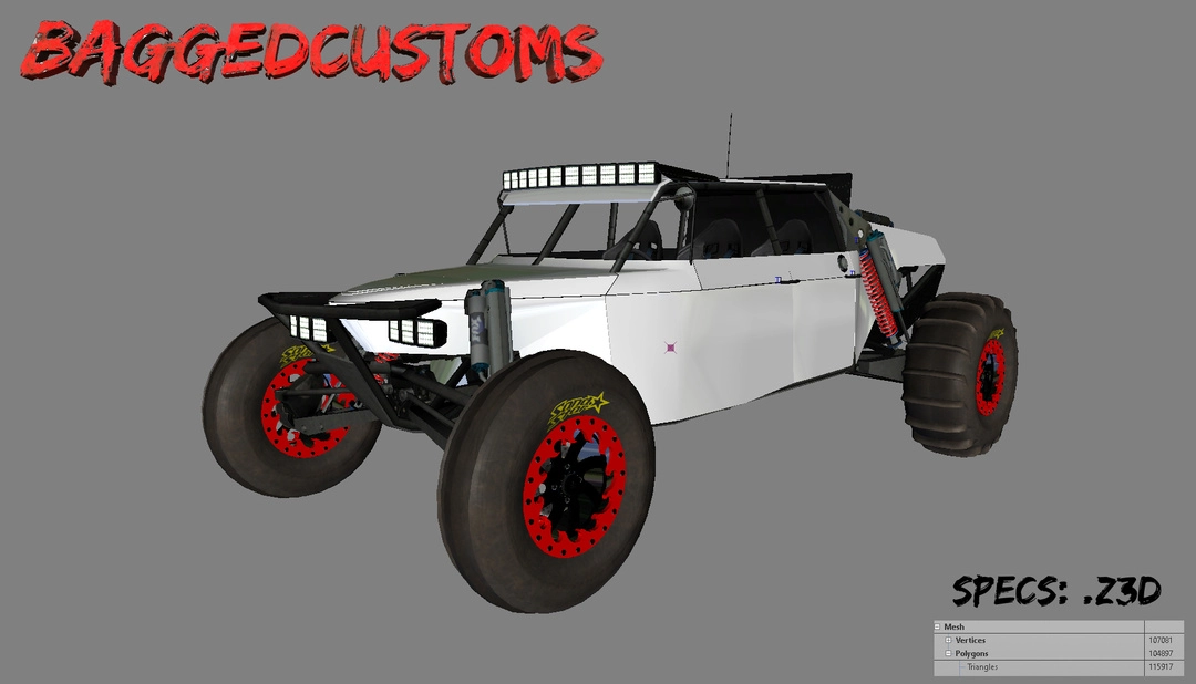 BaggedCustoms 4 door Sandrail [Z3d] - BaggedCustoms - image 1