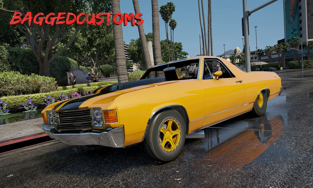BaggedCustoms 72 Elcamino Dragster [Add-On][FiveM] - BaggedCustoms - image 1