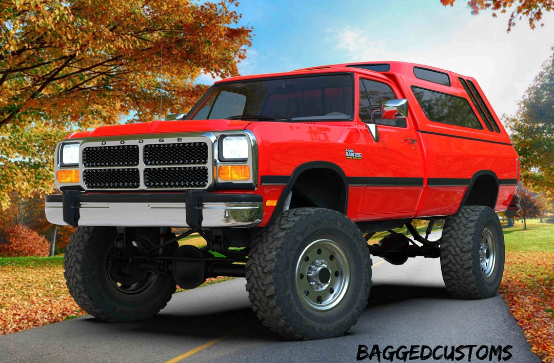 BaggedCustoms 93 Ram W250[Add-On][FiveM] - BaggedCustoms - image 1