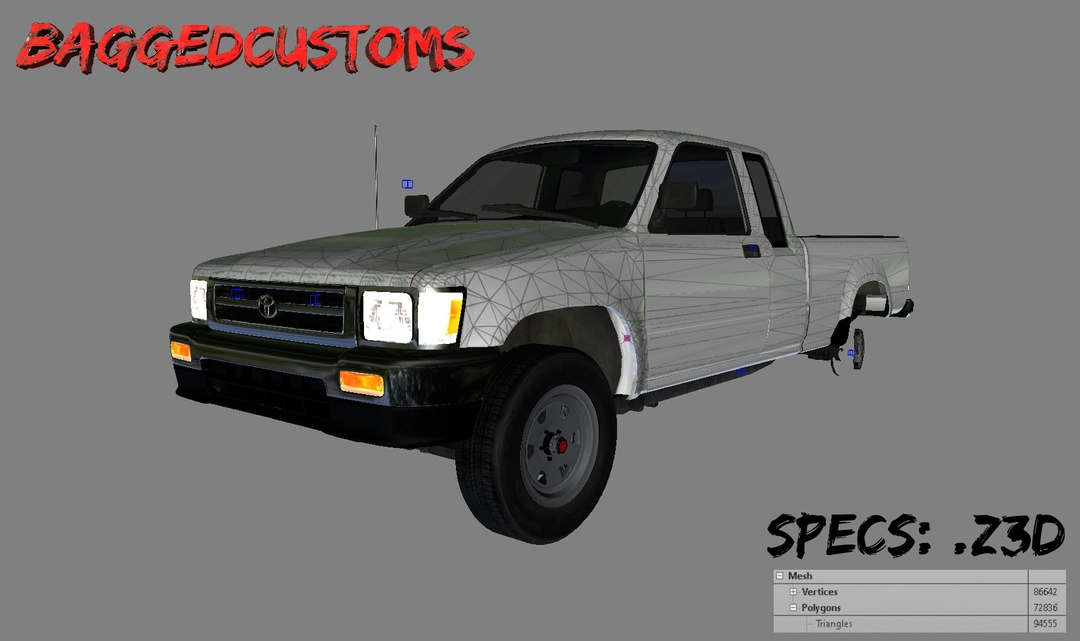 BaggedCustoms 93 Toyota Tacoma [Z3D] - BaggedCustoms - image 1
