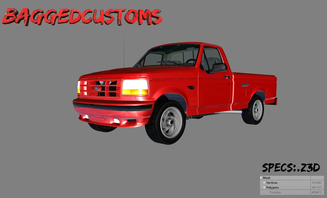 BaggedCustoms 95 Ford Lightning [.Z3d] - BaggedCustoms - image 1