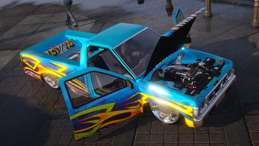 BaggedCustoms 95 Nissan Hardbody [Add-On][FiveM] - BaggedCustoms - image 3