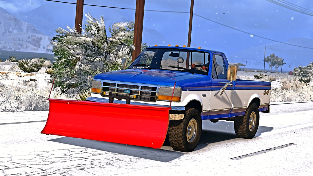 BaggedCustoms 97 F-350 SnowPlow [Add-On][FiveM] - BaggedCustoms - image 3