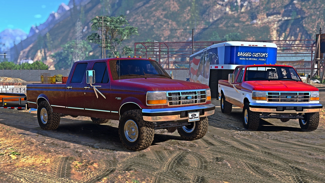 BaggedCustoms 97 Ford F-350 CrewCab[Add-On][FiveM] - BaggedCustoms - image 1