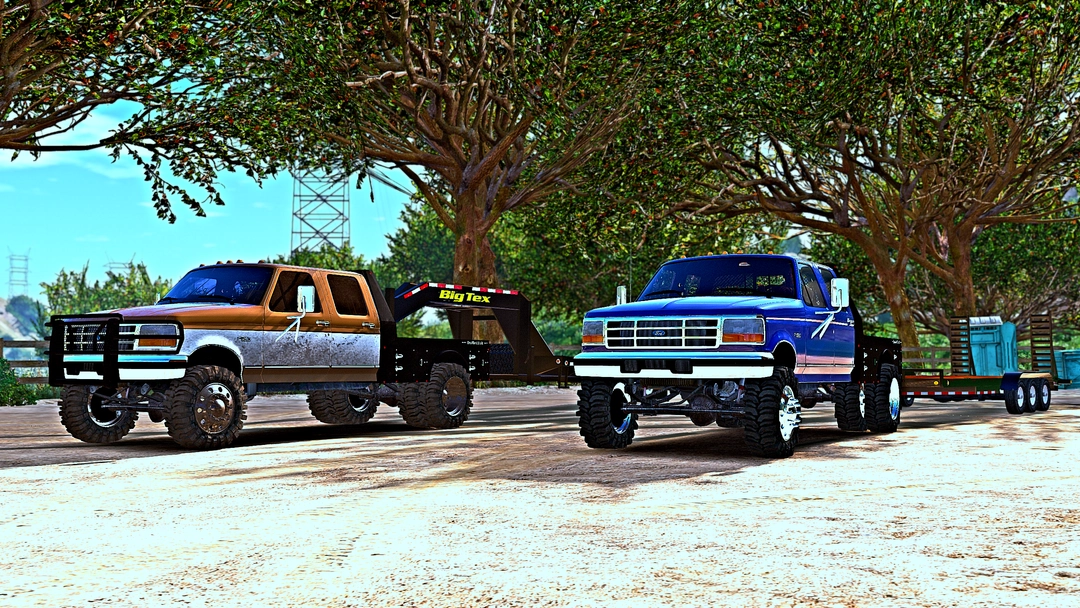 BaggedCustoms 97 Ford F-350 Flatbed[Add-On][FiveM] - BaggedCustoms - image 2