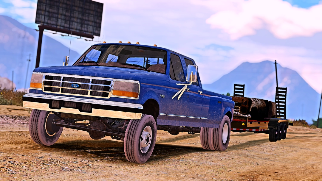 BaggedCustoms 97 Ford F350 Dually [Add-On][FiveM] - BaggedCustoms - image 1