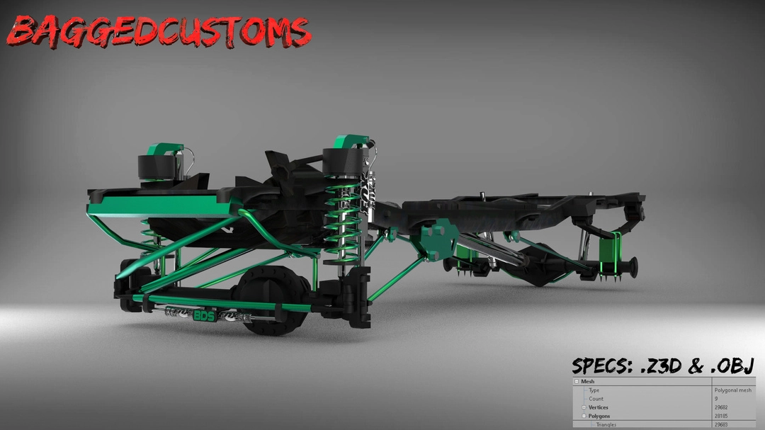 BaggedCustoms BDS Inspired Lift kit - BaggedCustoms - image 1