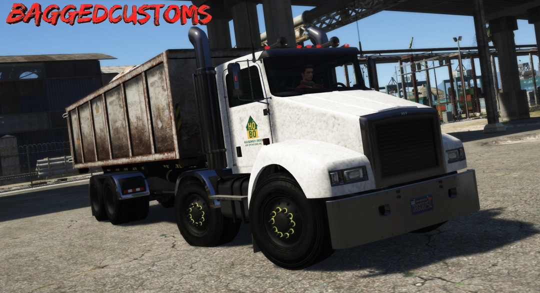 BaggedCustoms Biff Roll Off Sanitation Truck[FiveM] - BaggedCustoms - image 1