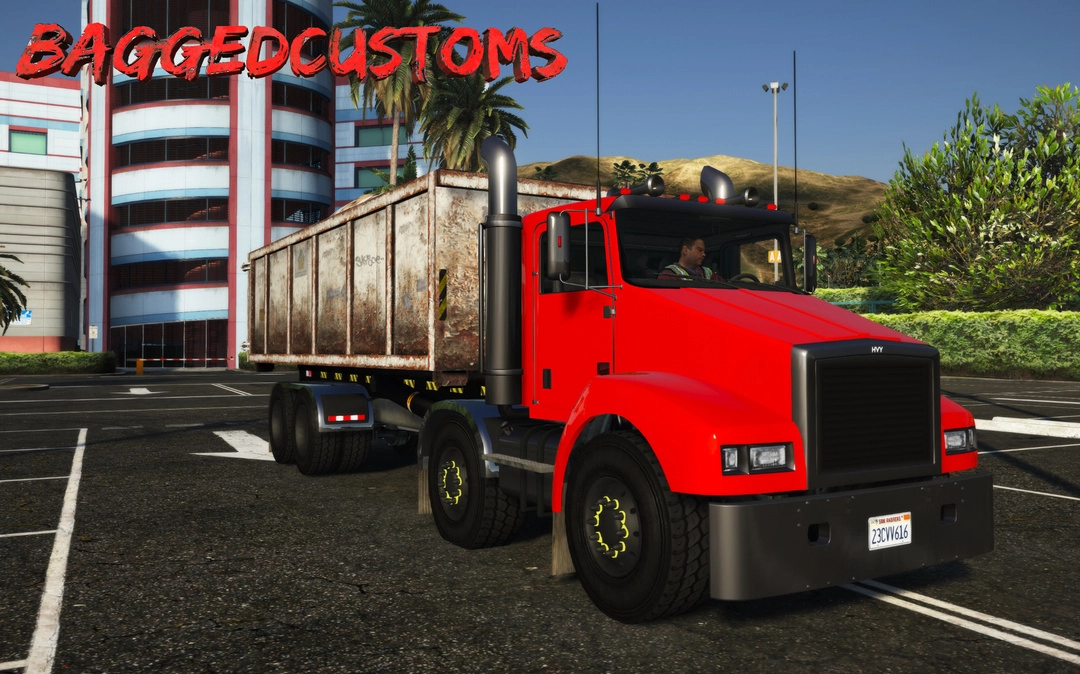 BaggedCustoms Biff Roll Off Sanitation Truck[FiveM] - BaggedCustoms - image 3
