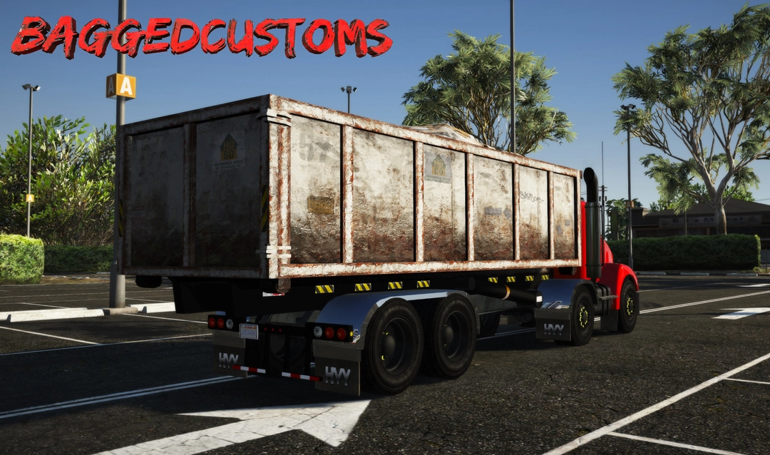 BaggedCustoms Biff Roll Off Sanitation Truck[FiveM] - BaggedCustoms - image 4