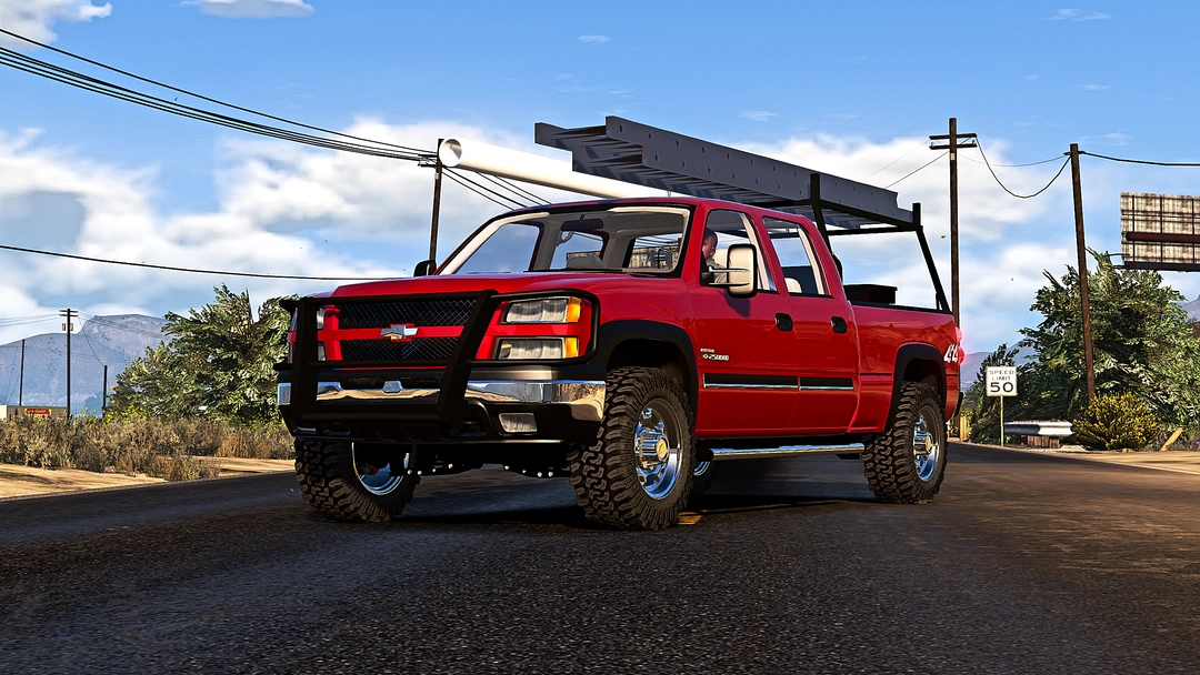 BaggedCustoms/BigReds 06 2500 HD Work Truck[Add-On][FiveM] - BaggedCustoms - image 8