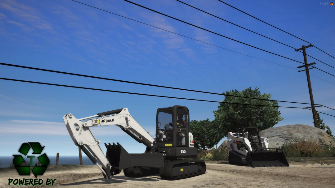 BaggedCustoms Bobcat Mini Excavator [FIVEM ONLY][Synergy Required] - BaggedCustoms - image 2