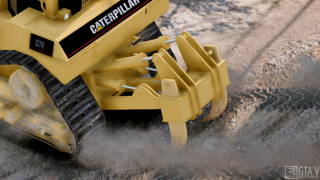 BaggedCustoms Caterpillar D7R[FiveM][Add-On][Replace] - BaggedCustoms - image 7