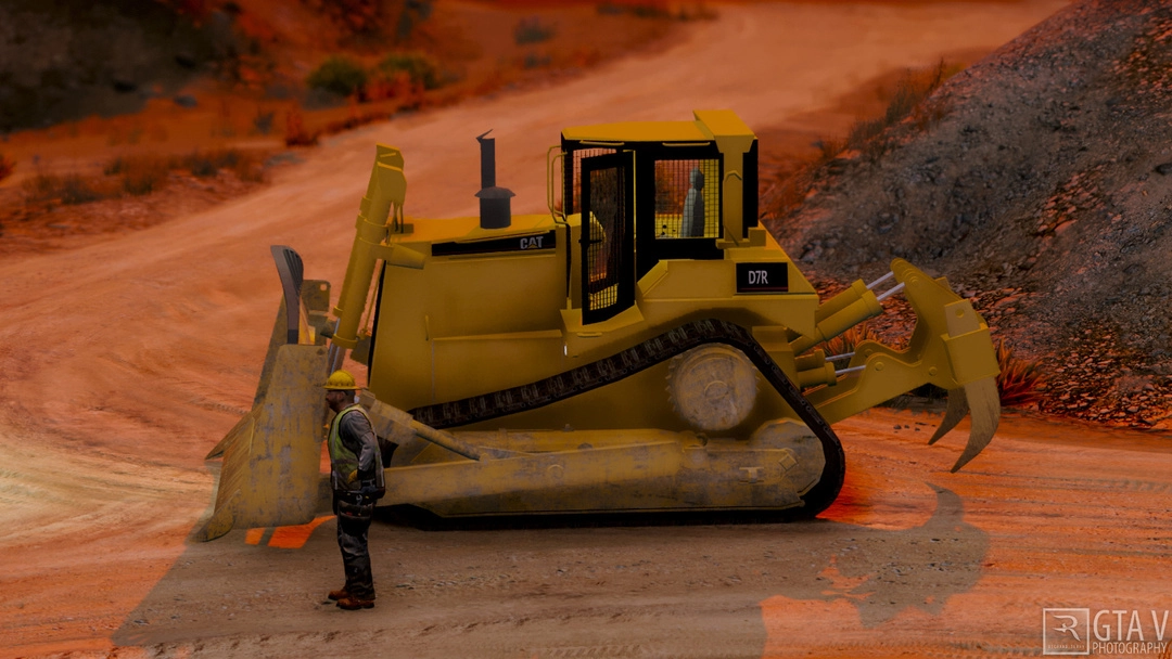BaggedCustoms Caterpillar D7R[FiveM][Add-On][Replace] - BaggedCustoms - image 12