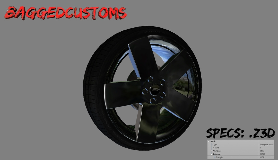 BaggedCustoms Concept Neeper Haaz wheel - BaggedCustoms - image 1