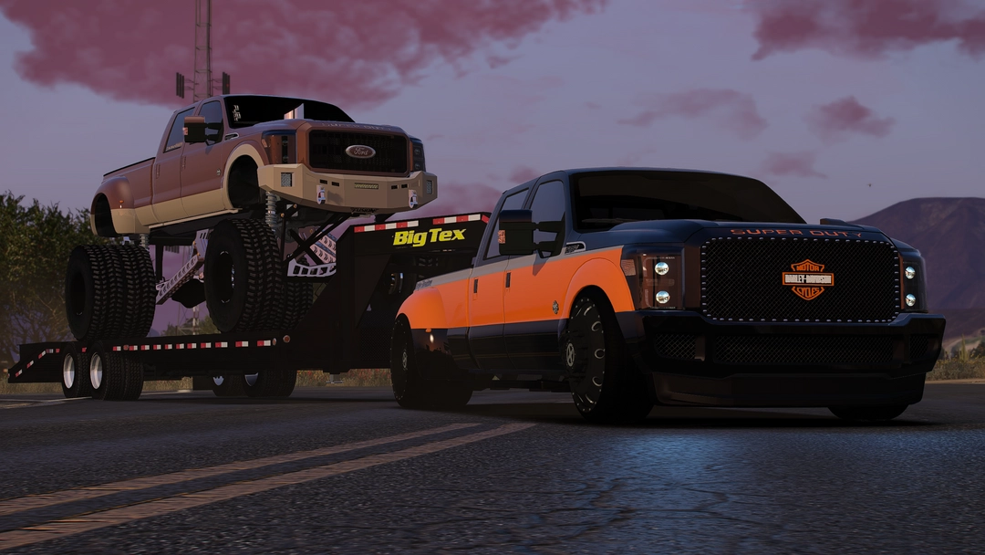 BaggedCustoms F350 Harley Edition [Add-On][FiveM] - BaggedCustoms - image 2