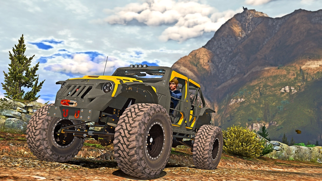 BaggedCustoms Fab Fours Jeep Wrangler[Add-On][FiveM] - BaggedCustoms - image 1