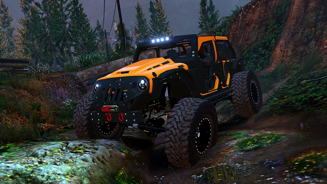 BaggedCustoms Fab Fours Jeep Wrangler[Add-On][FiveM] - BaggedCustoms - image 2