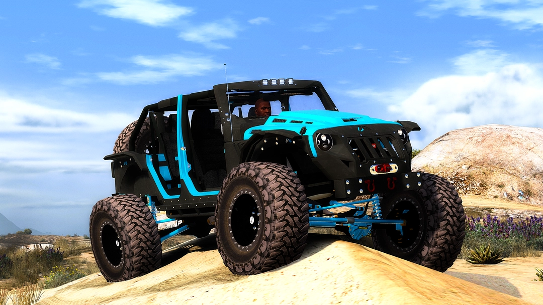 BaggedCustoms Fab Fours Jeep Wrangler[Add-On][FiveM] - BaggedCustoms - image 4
