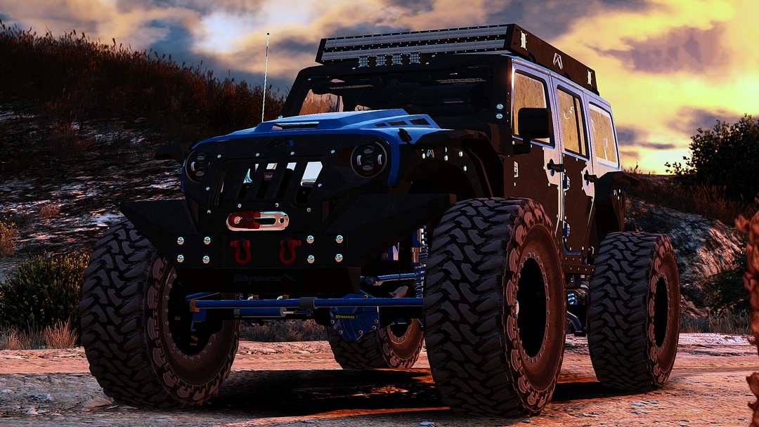 BaggedCustoms Fab Fours Jeep Wrangler[Add-On][FiveM] - BaggedCustoms - image 6