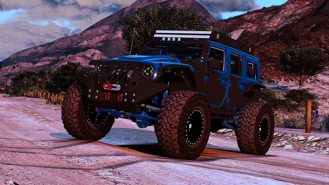 BaggedCustoms Fab Fours Jeep Wrangler[Add-On][FiveM] - BaggedCustoms - image 9