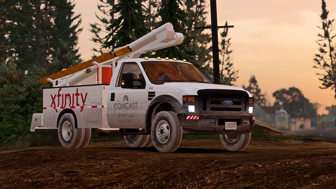BaggedCustoms Ford F550 Bucket Truck [FiveM] - BaggedCustoms - image 2