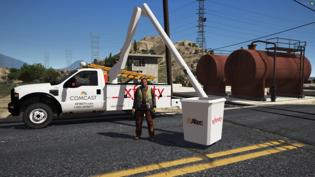 BaggedCustoms Ford F550 Bucket Truck [FiveM] - BaggedCustoms - image 5