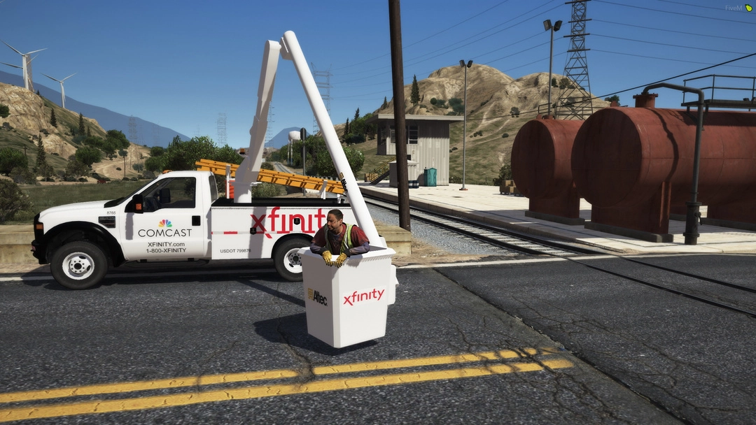 BaggedCustoms Ford F550 Bucket Truck [FiveM] - BaggedCustoms - image 6