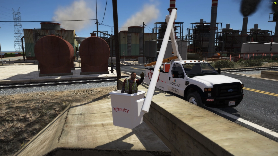 BaggedCustoms Ford F550 Bucket Truck [FiveM] - BaggedCustoms - image 7