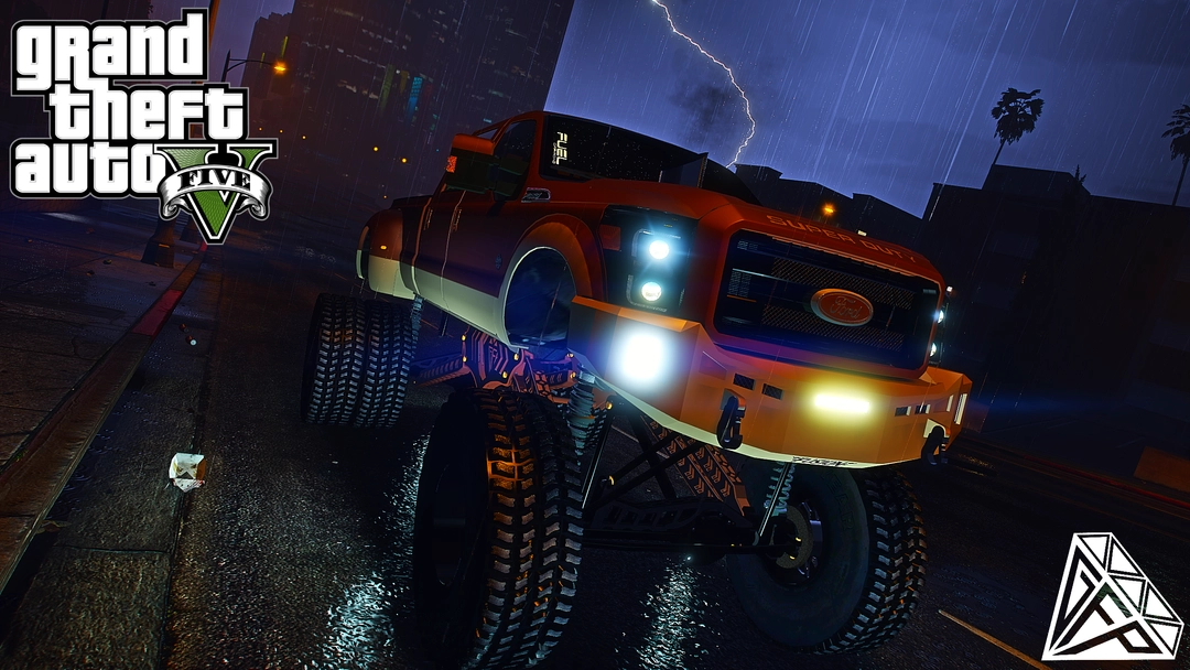 BaggedCustoms Gabe Farrell Ford F350 [Add-On][FiveM] - BaggedCustoms - image 1