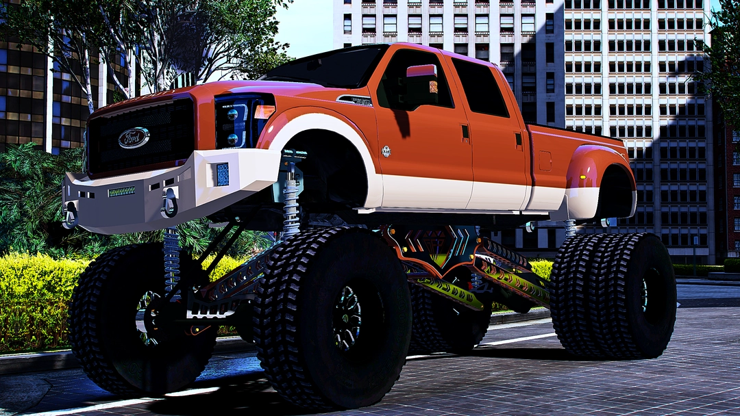 BaggedCustoms Gabe Farrell Ford F350 [Add-On][FiveM] - BaggedCustoms - image 5