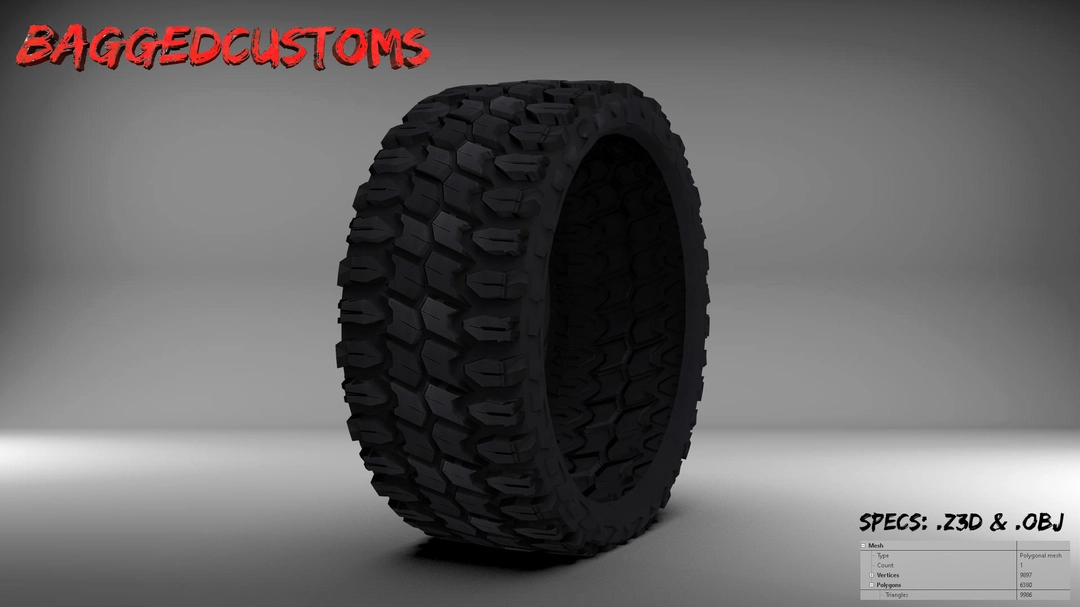 BaggedCustoms Gladiator Inspired tire. - BaggedCustoms - image 1