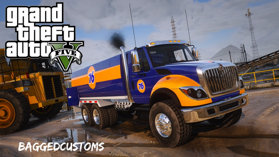 BaggedCustoms Intl. WorkStar Lube Truck[Add-On][FiveM] - BaggedCustoms - image 1