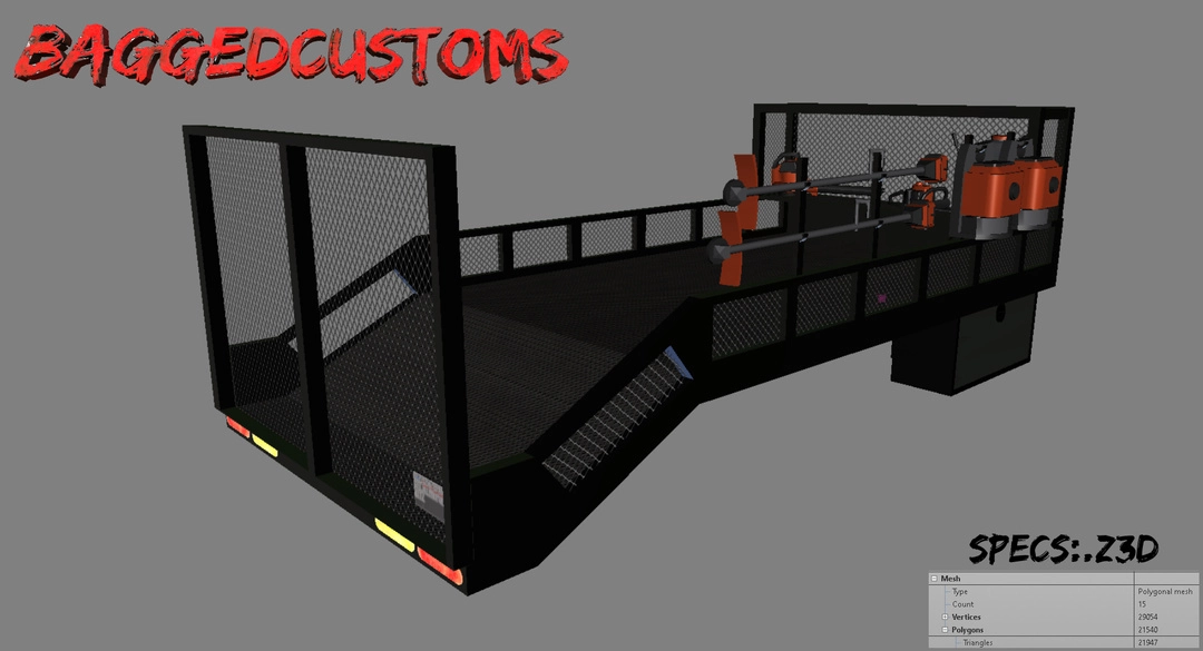 BaggedCustoms Landscape Bed [Z3D] - BaggedCustoms - image 1