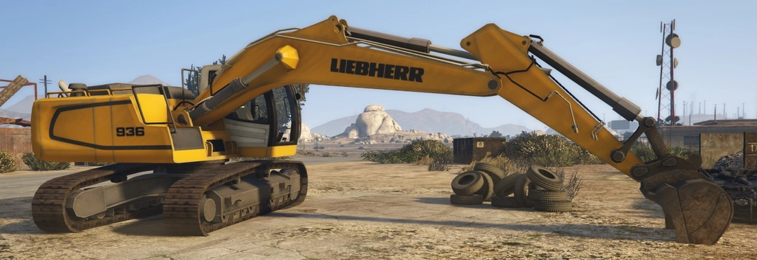 BaggedCustoms Liebherr 936 Excavator[Add-on][FiveM] - BaggedCustoms - image 3