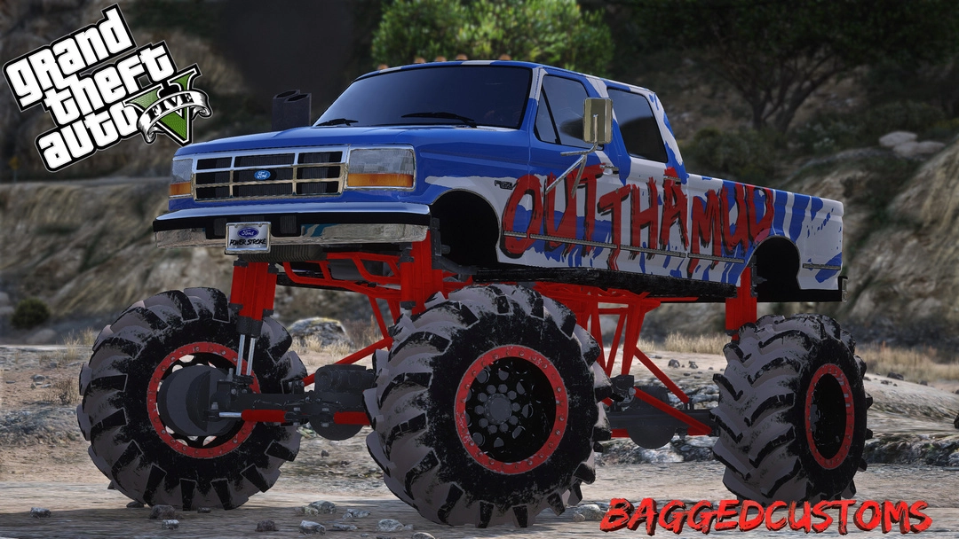 BaggedCustoms Out Tha Mud F350 Mega Truck[Add-On][FiveM] - BaggedCustoms - image 1