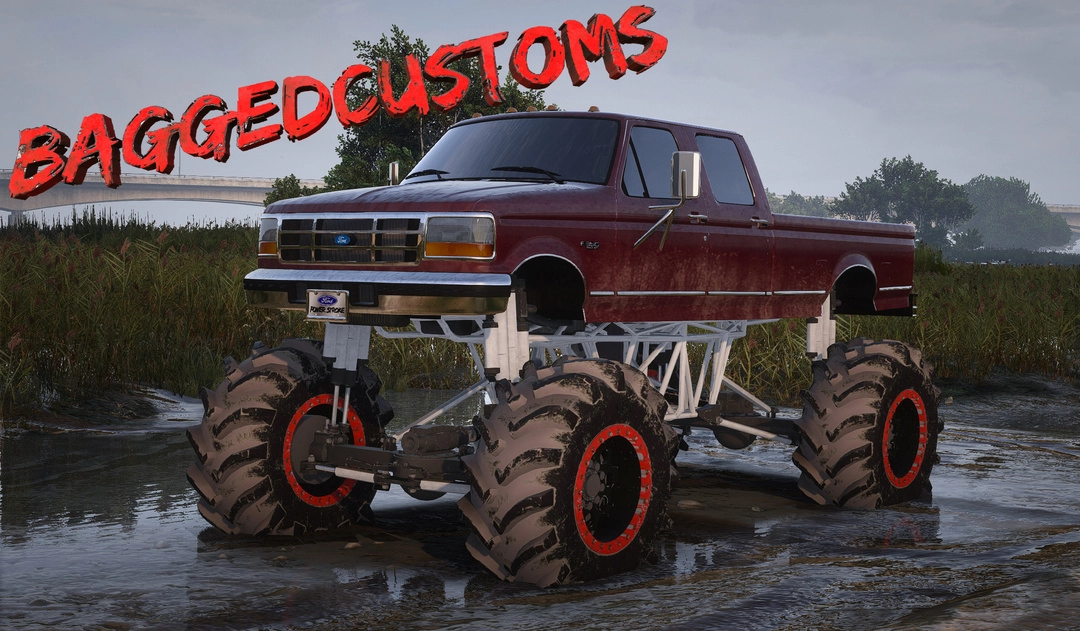 BaggedCustoms Out Tha Mud F350 Mega Truck[Add-On][FiveM] - BaggedCustoms - image 3