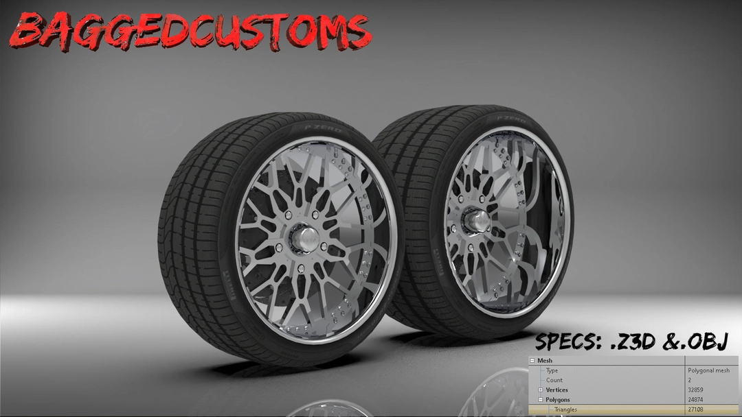 BaggedCustoms Revo Forged Inspired wheel - BaggedCustoms - image 1