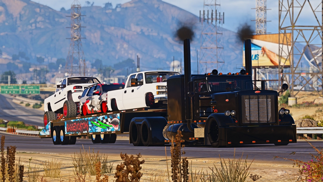 BaggedCustoms Semi Hauler[Add-On][FiveM] - BaggedCustoms - image 1